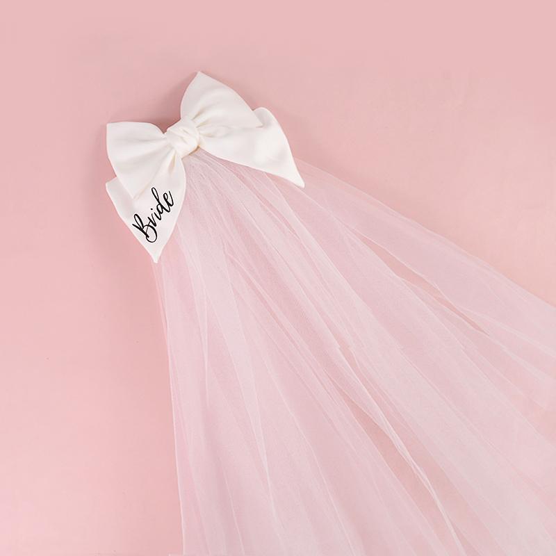 Bride To Be Bow Veil