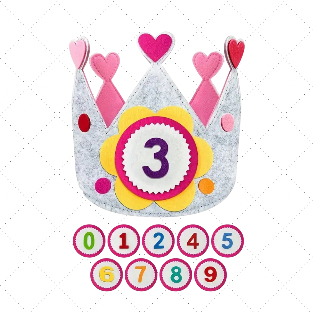 Pink kids Crown Hat