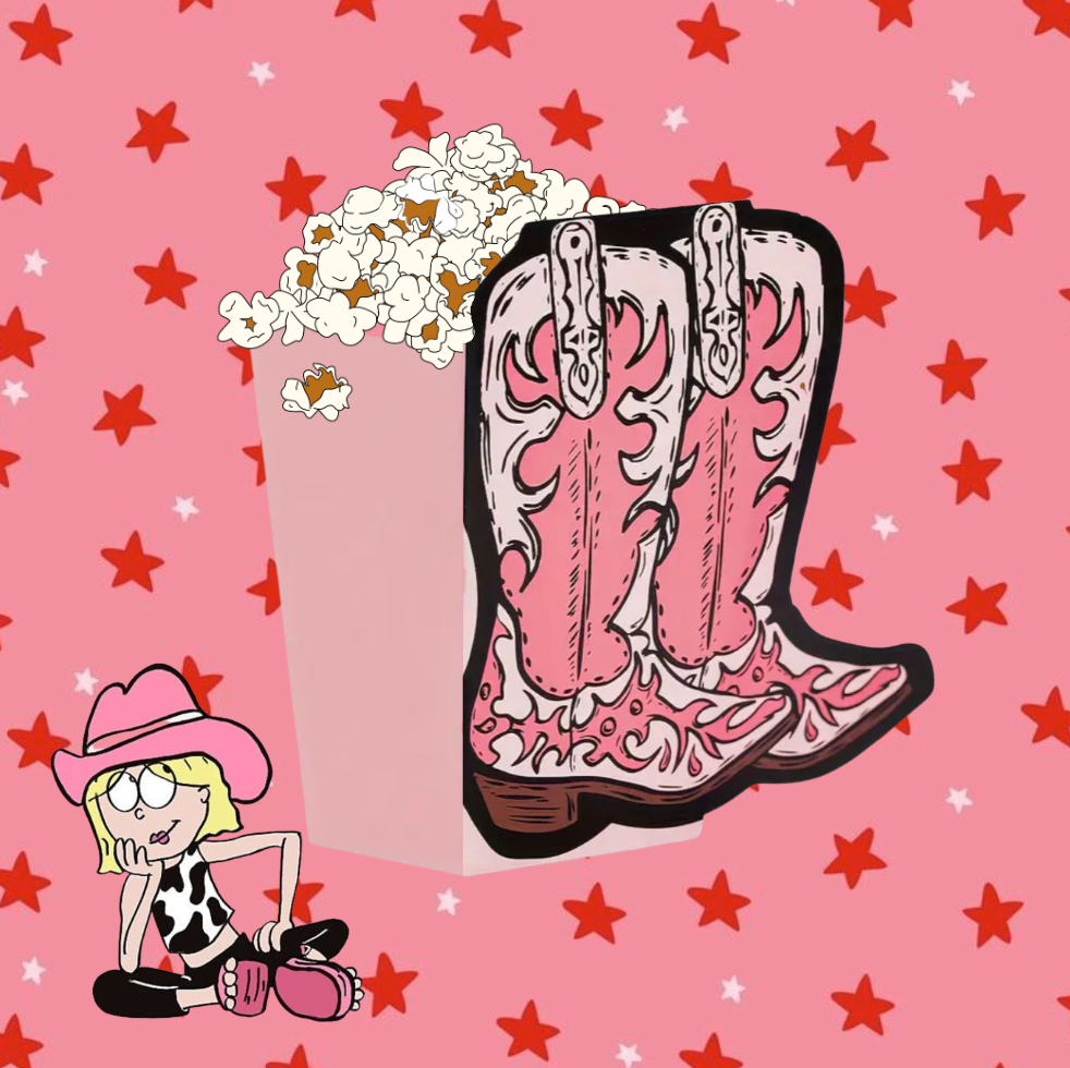 Cowgirl Party Popcorn Boxes ( 50 pcs )