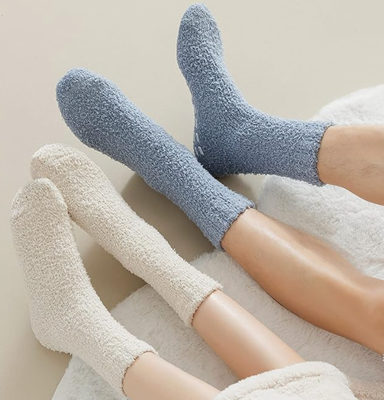 Fuzzy cozy socks