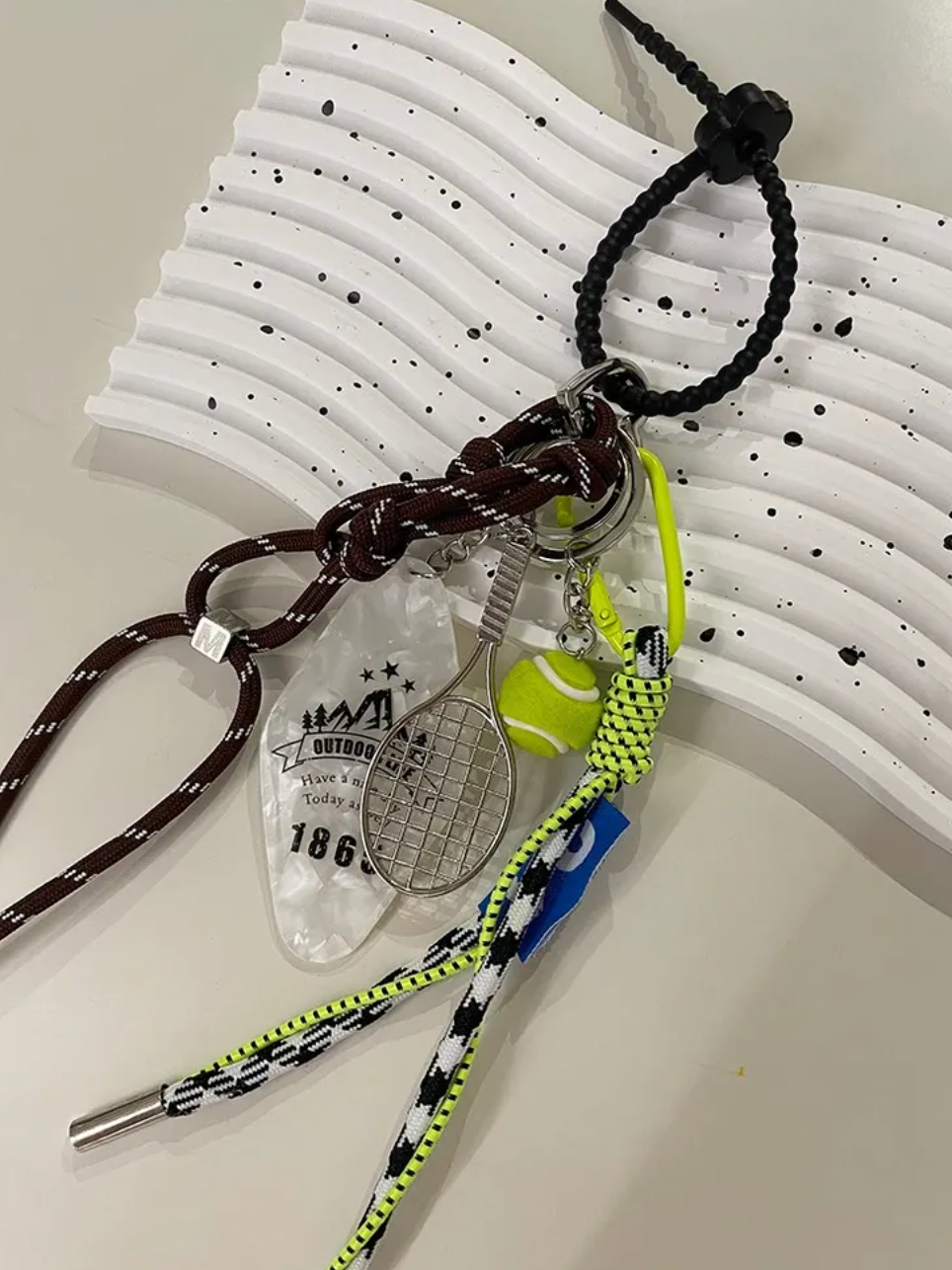Tennis Keychain