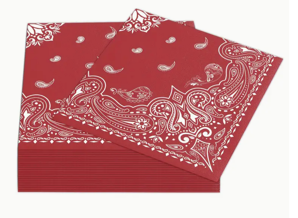 Bandana Napkins Pack ( 20 pcs )