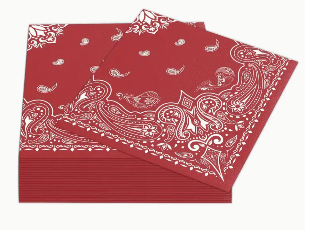 Bandana Napkins Pack ( 20 pcs )