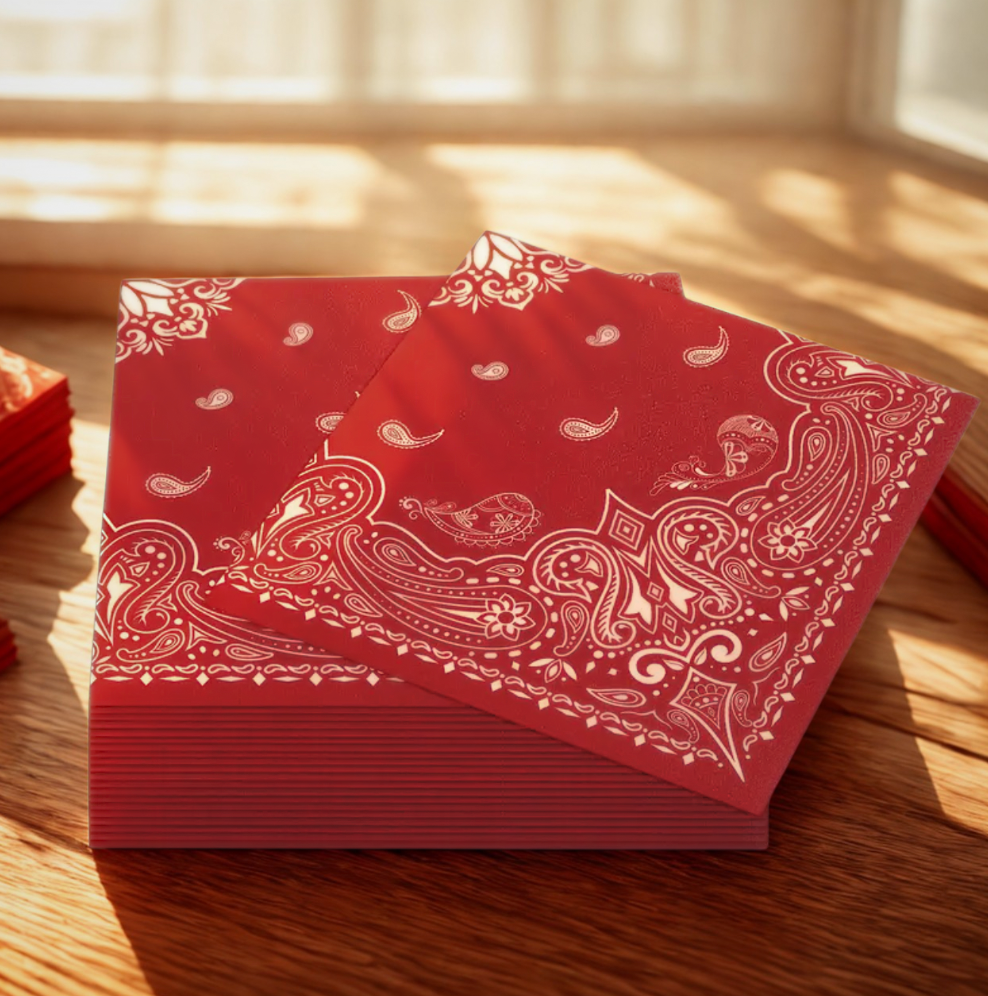 Bandana Napkins Pack ( 20 pcs )