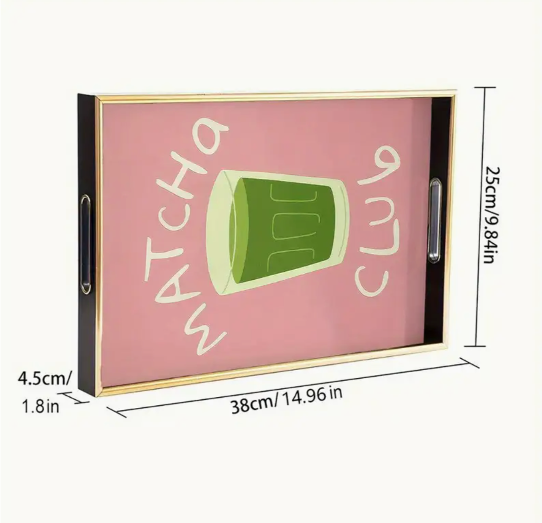 Matcha Club Tray